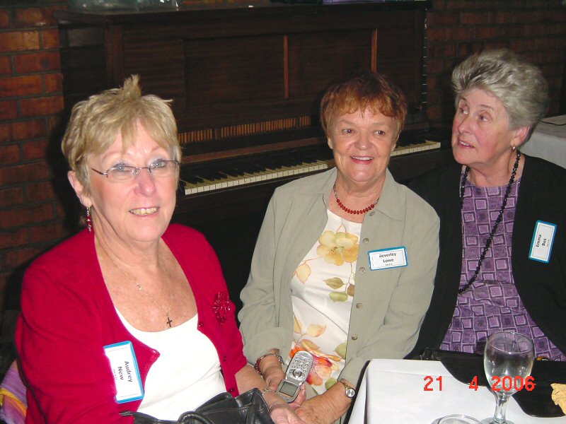 Audrey New, Beverley Lowe, and Emmy Bus