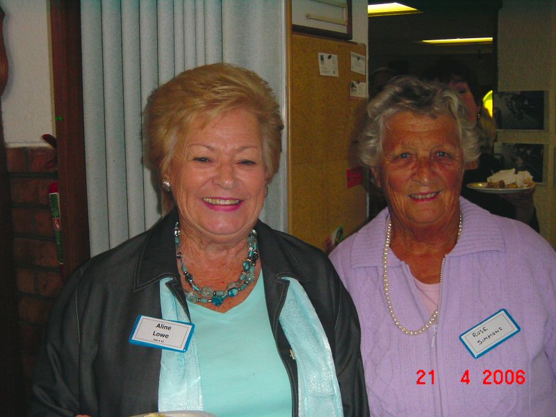 Aline Lowe and Rose Symmonds