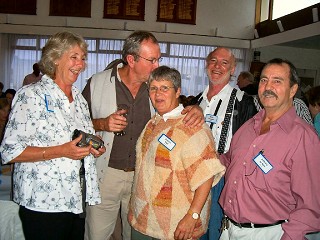Gerda Bus, Bruce Seymour, Daphne Vogt, Bruce Edwards, and Anthony de Beer