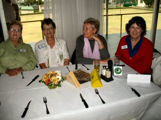 Patti Hawes, Lyn Latimer, Naomi Daniel, and Sandra Meneses