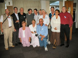 Standing: Arne Bechmann, Robert Young, Jeff Hirschson, Shane Ashcroft, Peter Hirschson, Dave Stringer, Celia Meneses, Geoff Davidson, Lesley Nachman, Keith Geils Kneeling: Denise Reynolds, Merne Reich, Hillel Nachman