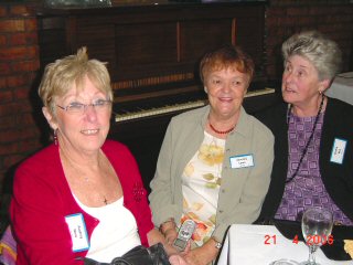 Audrey New, Beverley Lowe, and Emmy Bus