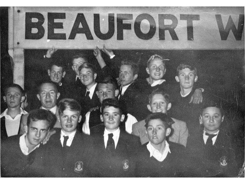 School Football Team 1966