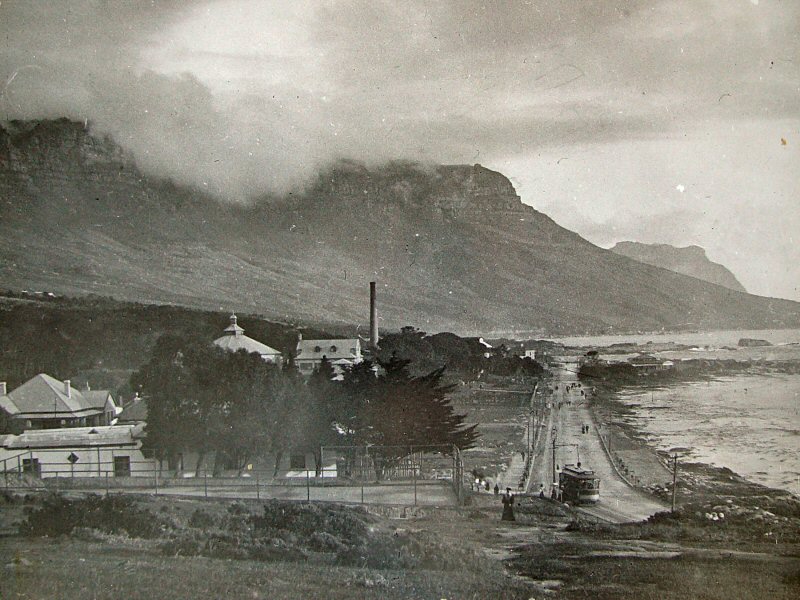 The main road at Camps Bay about 1905.